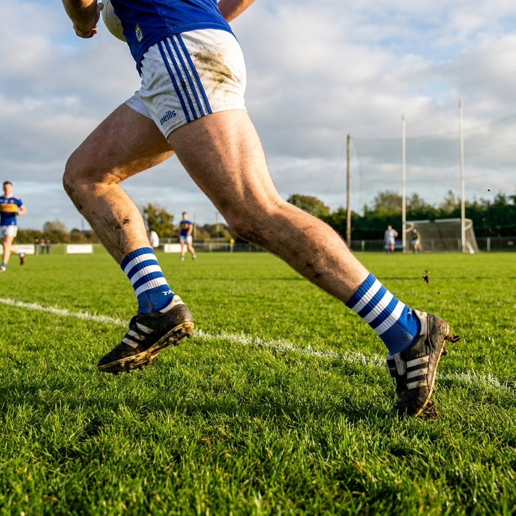 Teamwear Socks Mid Leg Hoops Junior