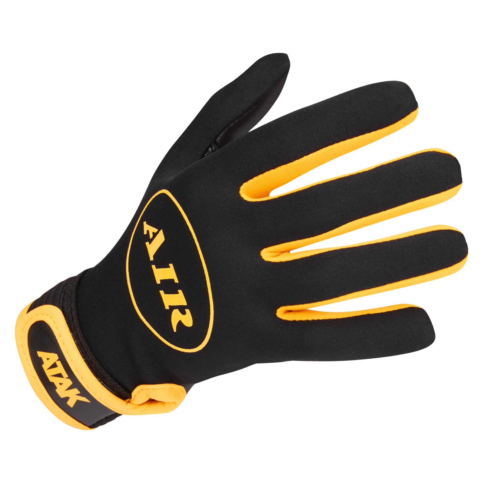 Gloves Gaelic Air Black/Amber Junior